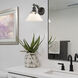 Orwell 1 Light 10 inch Matte Black Wall Sconce Wall Light
